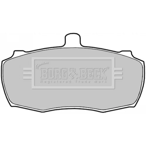 Sada brzdových platničiek kotúčovej brzdy BORG & BECK BBP1519