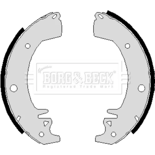 Sada brzdových čeľustí BORG & BECK BBS6208