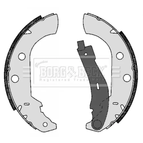 Sada brzdových čeľustí BORG & BECK BBS6268