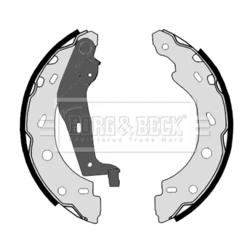 Sada brzdových čeľustí BORG & BECK BBS6309