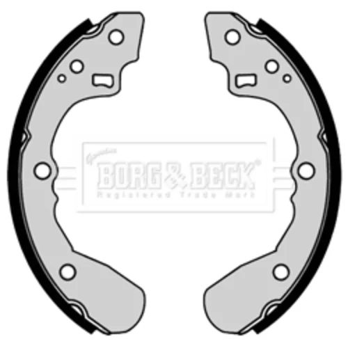 Sada brzdových čeľustí BORG & BECK BBS6369