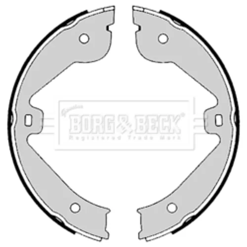 Sada brzd. čeľustí parkov. brzdy BORG & BECK BBS6373