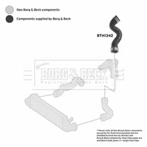 Hadica plniaceho vzduchu BTH1342 (BORG & BECK) - obr. 1