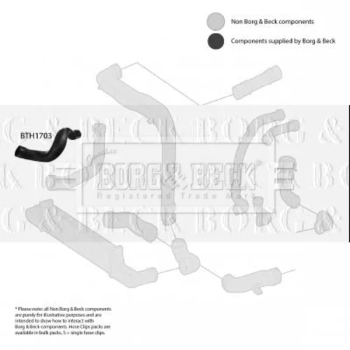 Hadica plniaceho vzduchu BTH1703 (BORG & BECK) - obr. 2