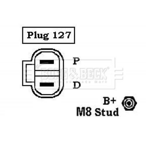 Alternátor BORG & BECK BBA2987