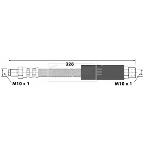 Brzdová hadica BORG & BECK BBH6051