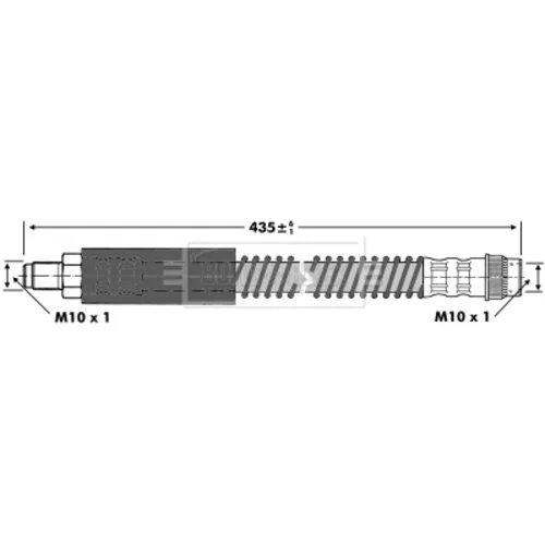 Brzdová hadica BBH6868 (BORG & BECK) - obr. 1