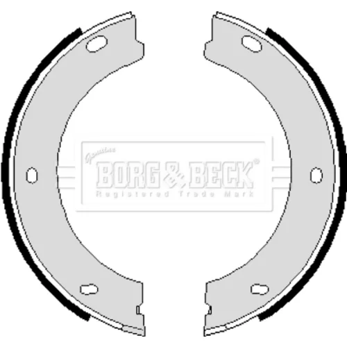 Sada brzd. čeľustí parkov. brzdy BORG & BECK BBS6084