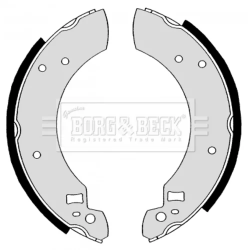 Sada brzdových čeľustí BBS6119 (BORG & BECK) - obr. 1