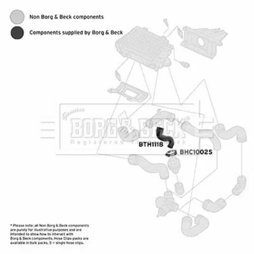Hadica plniaceho vzduchu BTH1118 (BORG & BECK) - obr. 2
