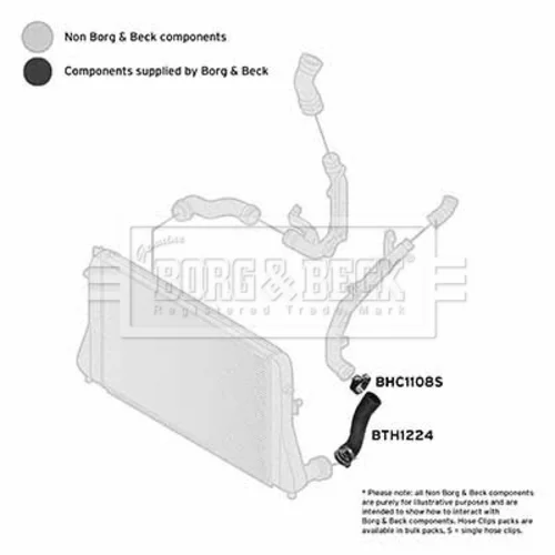 Hadica plniaceho vzduchu BTH1224 (BORG & BECK) - obr. 2