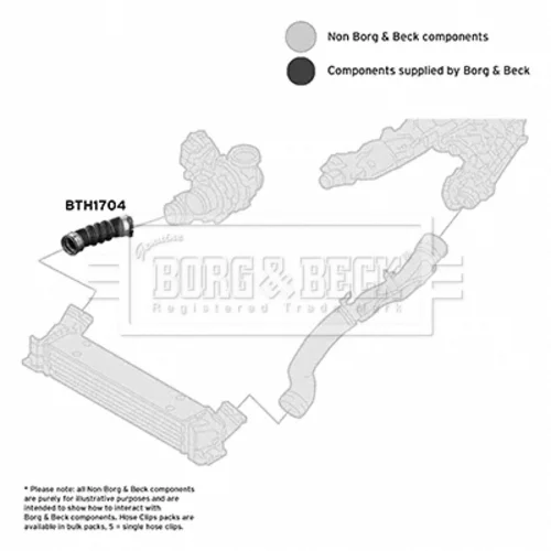 Hadica plniaceho vzduchu BTH1704 (BORG & BECK) - obr. 2