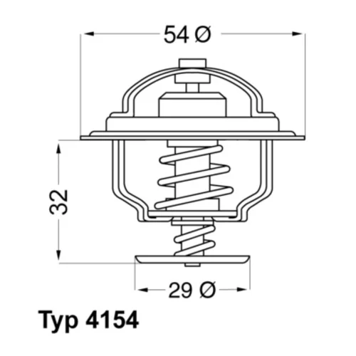 Termostat chladenia 4154.82D /WAHLER/