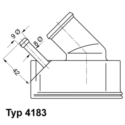 Termostat chladenia WAHLER 4183.82D