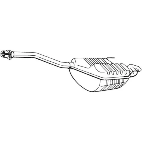 Koncový tlmič výfuku BOSAL 278-433