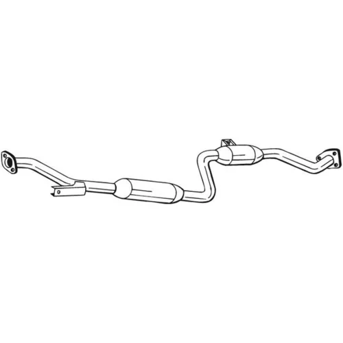 Stredný tlmič výfuku BOSAL 282-743