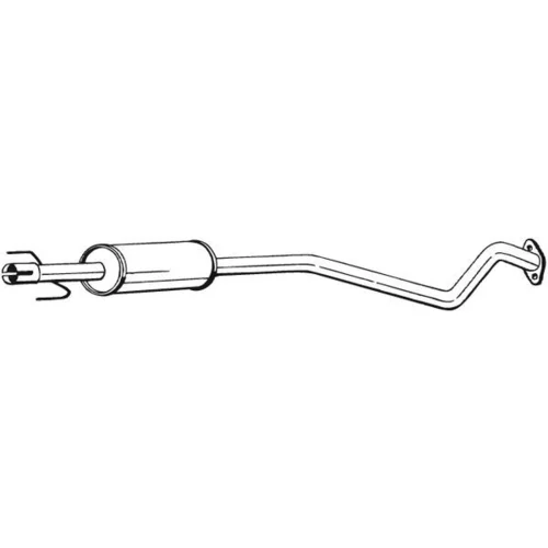 Stredný tlmič výfuku BOSAL 284-367