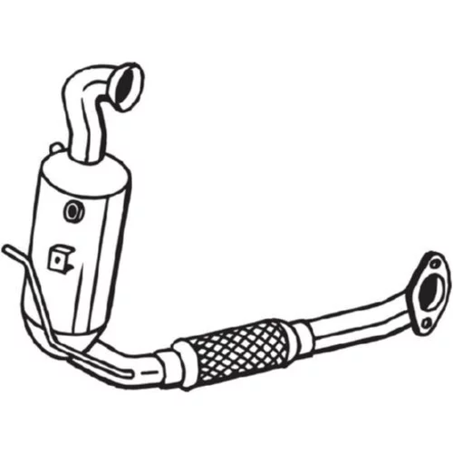 Filter sadzí/pevných častíc výfukového systému BOSAL 097-396