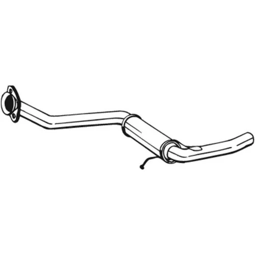Stredný tlmič výfuku BOSAL 100-335