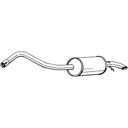 Koncový tlmič výfuku BOSAL 154-979