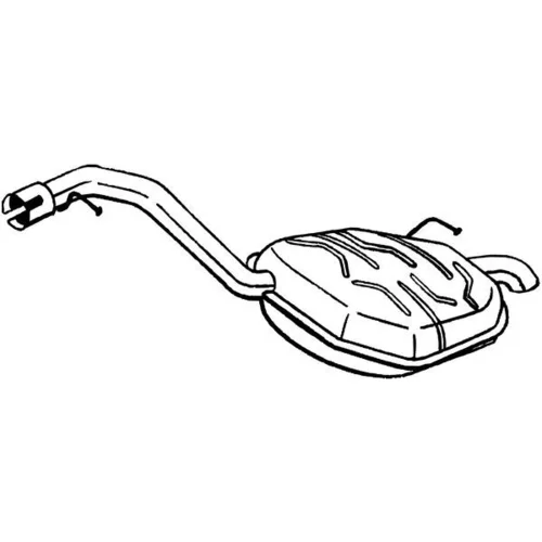 Koncový tlmič výfuku BOSAL 235-187
