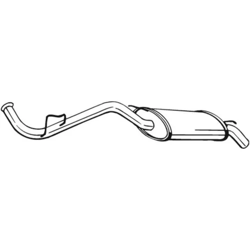 Koncový tlmič výfuku BOSAL 278-413