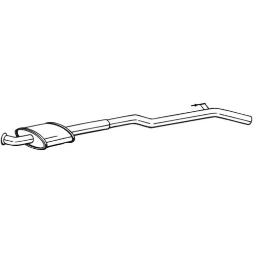 Stredný tlmič výfuku BOSAL 283-551