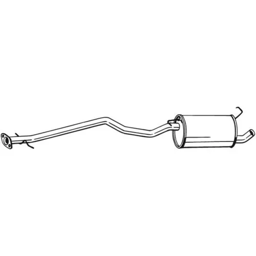 Stredný tlmič výfuku BOSAL 288-149