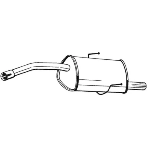 Koncový tlmič výfuku BOSAL 100-327