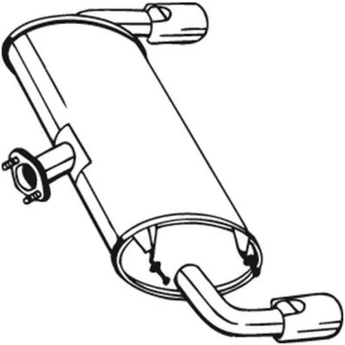 Koncový tlmič výfuku 171-029 /BOSAL/