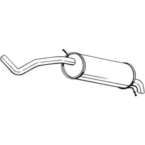 Koncový tlmič výfuku BOSAL 227-055