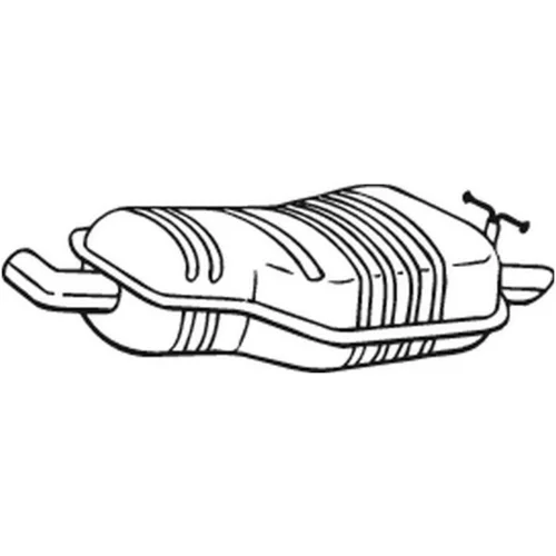 Koncový tlmič výfuku BOSAL 247-017