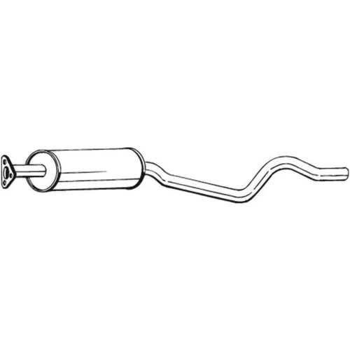 Stredný tlmič výfuku 281-129 /BOSAL/