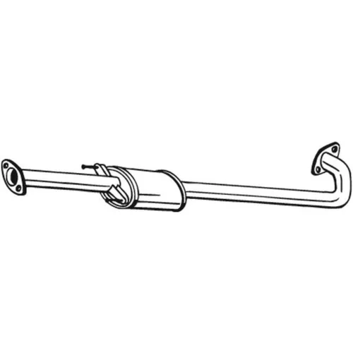 Stredný tlmič výfuku BOSAL 282-745