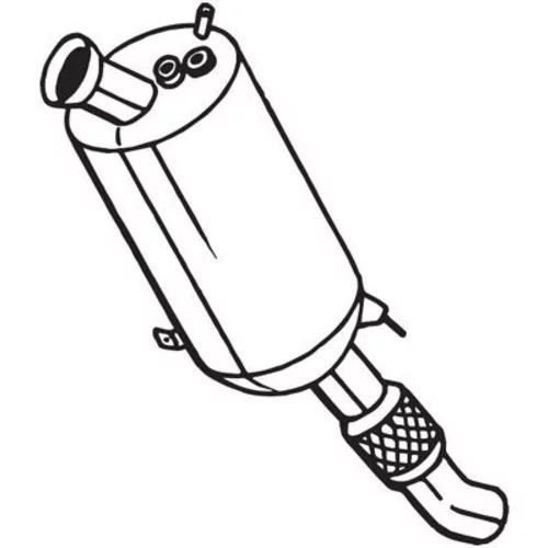 Filter sadzí/pevných častíc výfukového systému BOSAL 095-390