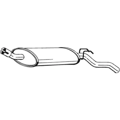Koncový tlmič výfuku BOSAL 200-051