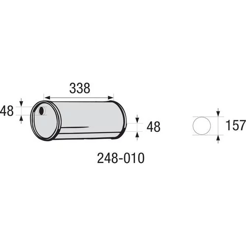 Stredný tlmič výfuku, univerzálny BOSAL 248-010