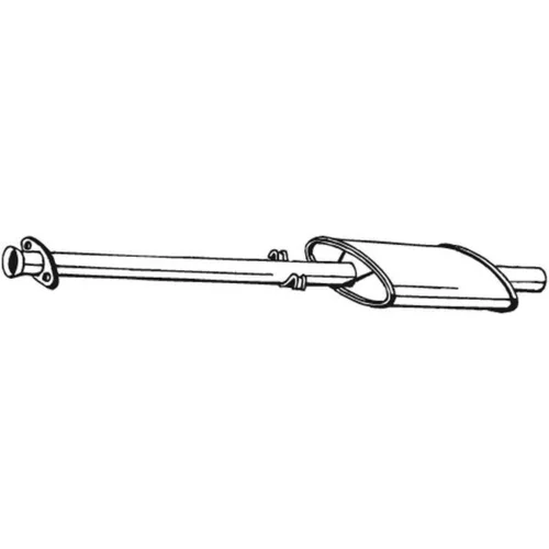 Stredný tlmič výfuku BOSAL 278-021