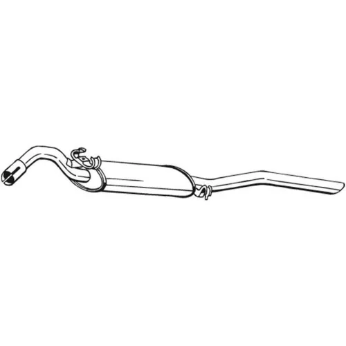 Koncový tlmič výfuku BOSAL 279-419