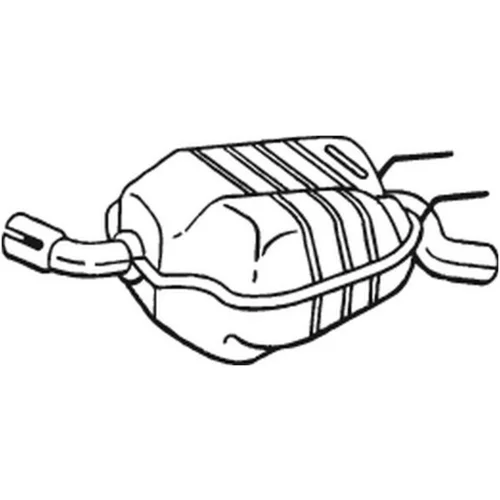 Koncový tlmič výfuku BOSAL 100-353