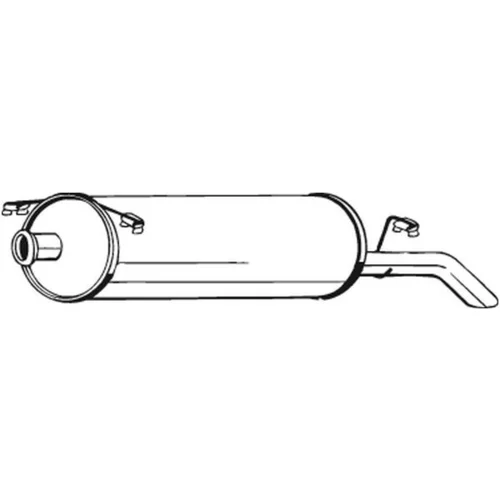 Koncový tlmič výfuku BOSAL 135-037