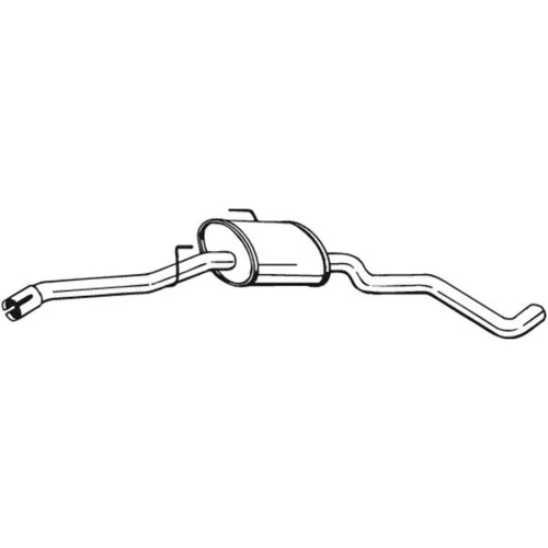 Stredný tlmič výfuku 282-505 /BOSAL/
