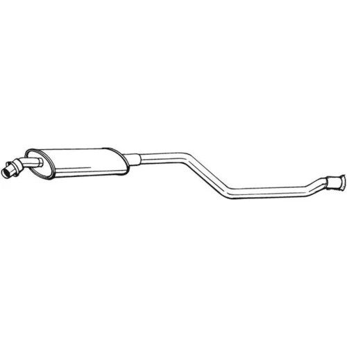 Stredný tlmič výfuku 283-505 /BOSAL/