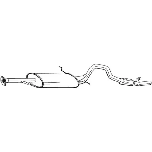 Koncový tlmič výfuku BOSAL 287-511