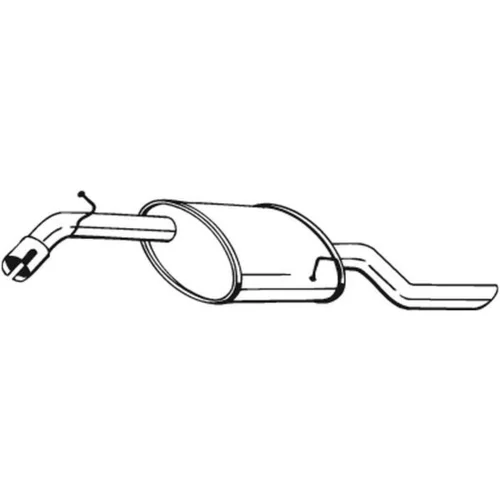 Koncový tlmič výfuku BOSAL 141-199