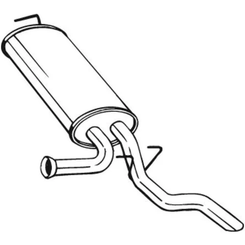 Koncový tlmič výfuku BOSAL 278-651