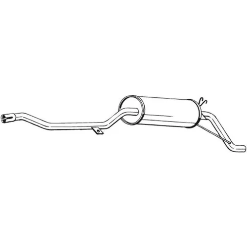 Koncový tlmič výfuku 283-515 /BOSAL/
