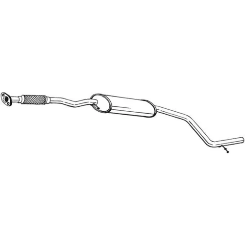 Stredný tlmič výfuku 285-795 /BOSAL/
