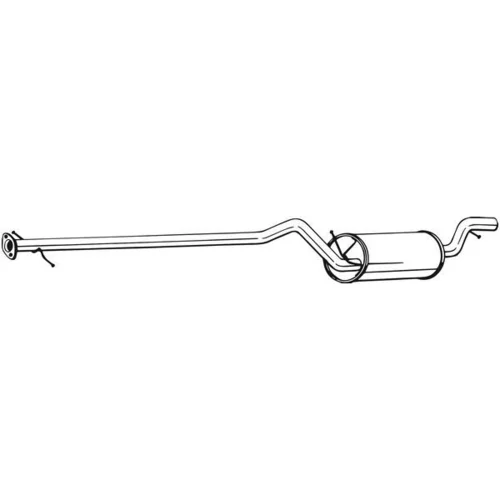 Stredný tlmič výfuku BOSAL 287-077