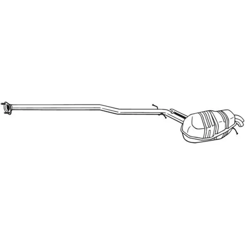 Koncový tlmič výfuku BOSAL 296-001